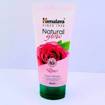 Himalaya Natural Glow Fairness Rose Face Wash - 50 ml