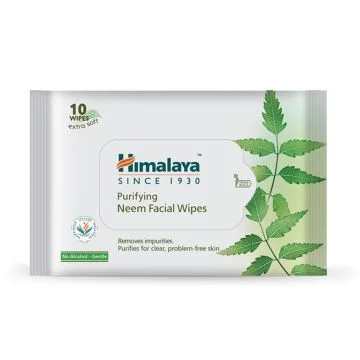 Himalaya Neem Facial Wipes -  Pack of 10