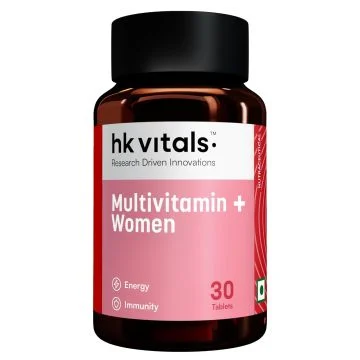 HK Vitals Multivitamin + Women Capsules - Bottle of 30