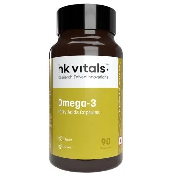 HK Vitals Omega-3 Fatty Acid Capsules - Bottle of 90