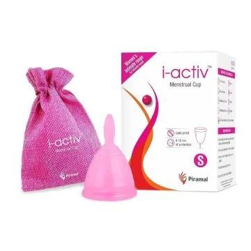 I-Activ Menstrual Cup Small with Sterilizer - Pack of 1