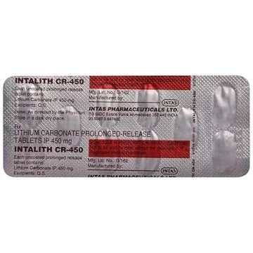 Intalith CR 450 mg Tablet - Strip of 10