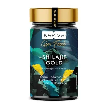 Kapiva Shilajit Gold Capsules - Bottle of 30