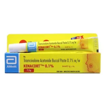 Kenacort New 0.1% Buccal Paste - 7.5 g