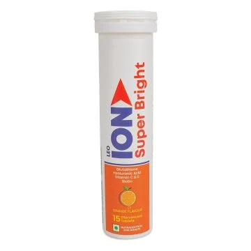 LEO ION Super Bright Effervescent Tablets (Orange) - Bottle of 15