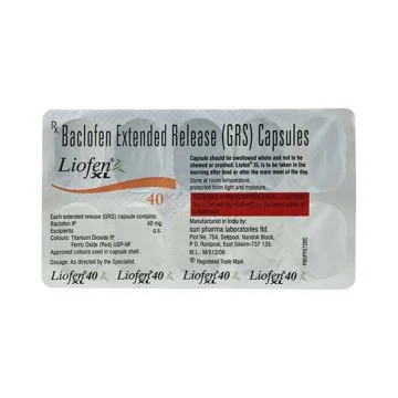 Liofen XL 40 mg Capsule - Strip of 10
