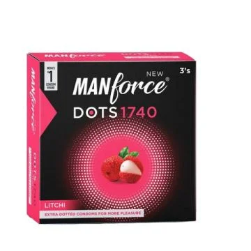 Manforce Condoms New (Litchi) - Pack of 3