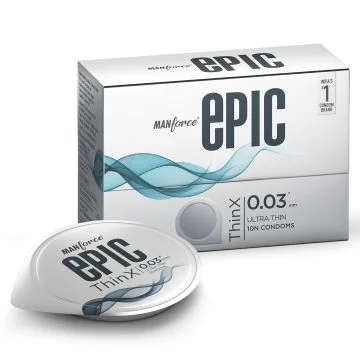 Manforce Epic Condoms (Thinx) - Pack of 10