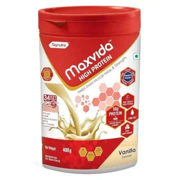 Maxvida High Protein Vanilla Powder - 400 g
