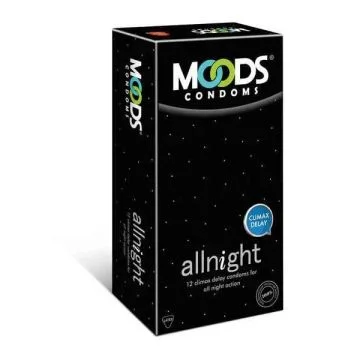 Moods Allnight Condom - Pack of 12