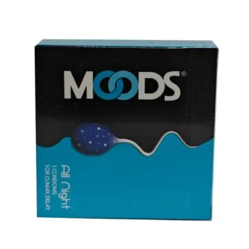 Moods Allnight Condom - 3's Pack