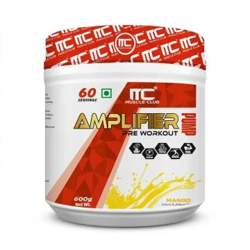 Muscle Club Amplifier Pre-workout (Juice Mango) - 60 Servings