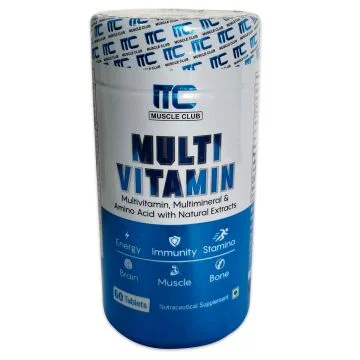 Muscle Club Multivitamin Tablets - Bottle of 60