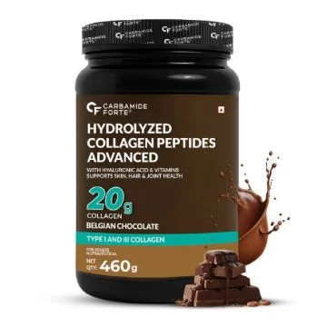 Carbamide Forte Hydrolyzed Collagen Peptides Advanced Powder (Belgian Chocolate) - 460g