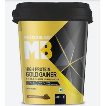 MuscleBlaze High Protein Gold Gainer (Chocolate) - 5kg