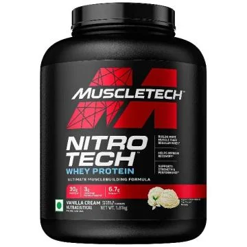 MuscleTech Nitro-Tech Whey (Vanilla Cream) - 1.81kg