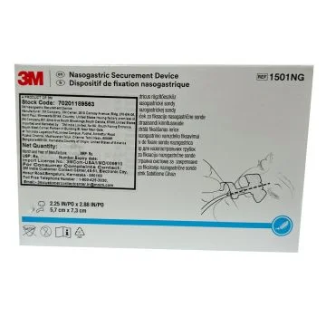 3M (1501NG) Nasogastric Securement Device (Large,5.7cmx7.3cm) - 1's Pack