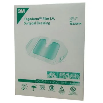 3M Tegaderm (1623WIN) Transparent Film Dressing (Adult Peripheral) (6cm x 7cm) - 1's Pack