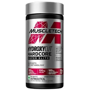 MuscleTech Hydroxy Cut Hardcore Super Elite Capsules  - Bottle of 50