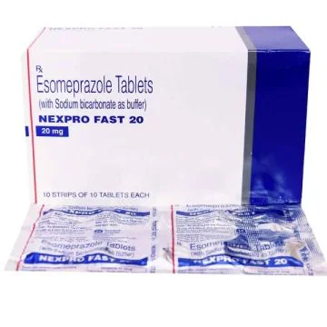Nexpro Fast 20 mg Tablet - Strip of 10