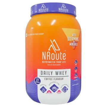 NRoute Daily Whey Protein (Coffee) - 907g