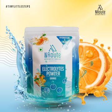 NRoute Electrolytes Power Sachet (Orange) - Pack of 15