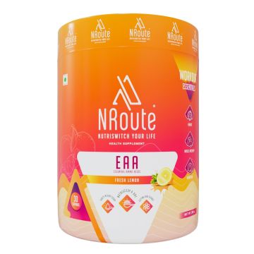 NRoute Essential Amino Acid (EAA, Fresh Lemon) - 390g
