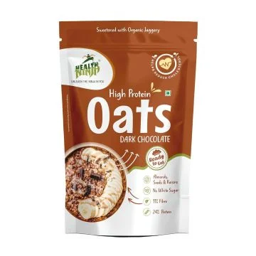Health Ninja Crispy & Yummy Oats  (Dark Chocolate) - 900g