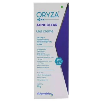 Oryza Acne Clear Gel Creme 75gm