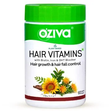 Oziva Hair Vitamins Capsules - Bottle of 60