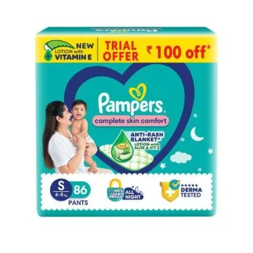 Pampers Anti Rash Blanket Pants S – Pack of 86