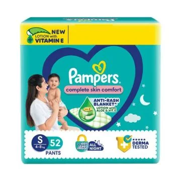 Pamper Anti Rash Pants Small - Pack of 52