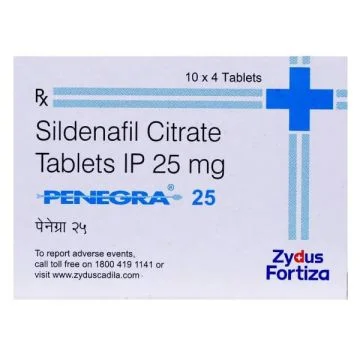 Penegra 25 mg Tablet - Strip of 4
