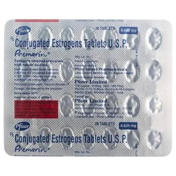 Premarin 0.625mg Tablet - Strip of 28