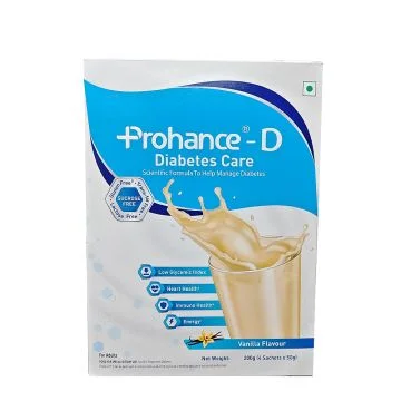 Prohance-D  Diabetes Care Vanilla  Flavour- 200 g