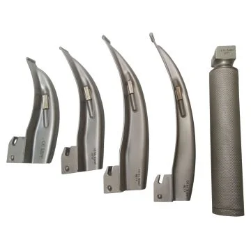 PSW Laryngoscope Set With 4 Macintosh Blades C Size Handle