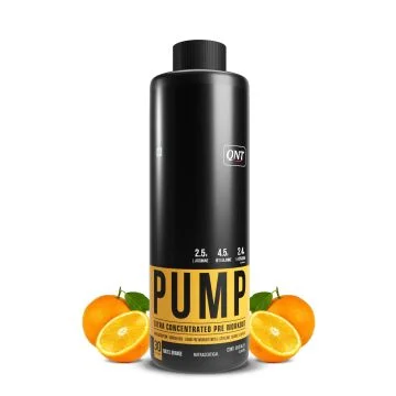 QNT Pump Liquid Extra Concentrated Pre Workout (Navel Orange) - 450ml