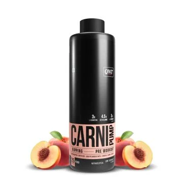 QNT Pump Liquid Extra Concentrated Pre Workout (Peach) - 450ml