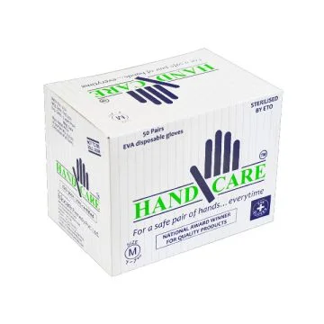 HandCare EVA (ST) Disposable Gloves - Box of 50 Pairs