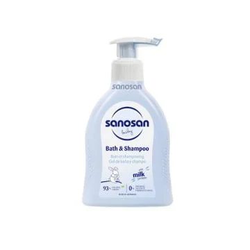 Sanosan Baby Bath & Shampoo - 200 ml