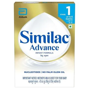 Similac Advance Stage 1 Infant (Up to 6 Months) Formula (Refill Pack) - 400g