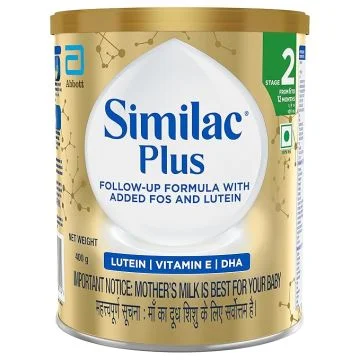 Similac Plus Stage 2 Infant (6 to 12 Months) Formula Powder (Tin) - 400 g