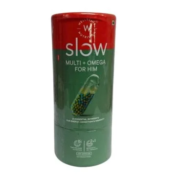 Wellbeing Nutrition Slow Multi + Omega for Him - Bottle of 60