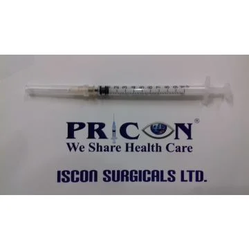 Pricon Single Use Syringe With Needle (Luer Slip)