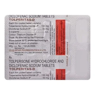 Tolperitas D Tablet - Strip of 10