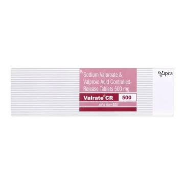 Valrate CR 500 mg Tablet - Strip of 10
