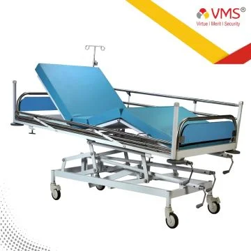 Intensive Care Bed-Manual (Removable SS head & foot boards with laminated panels)  