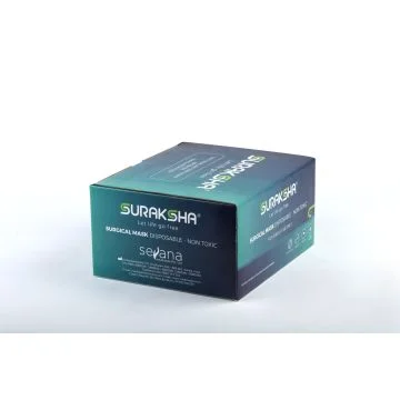 Suraksha Disposable 3Ply Face Mask (Tie)-Box of 100