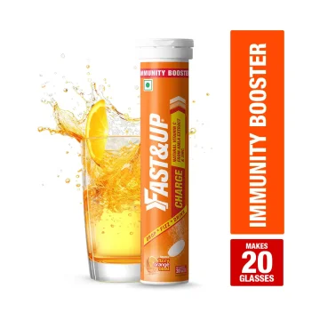 Fast&Up Vitamin C and Zinc Tablets (Fizzy Orange) - 20 Effervescent