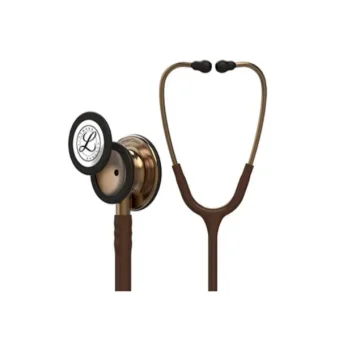 3M (5809)  Littmann Classic III Monitoring Stethoscope, Copper-Finish Chestpiece, Chocolate Tube, 27 inch